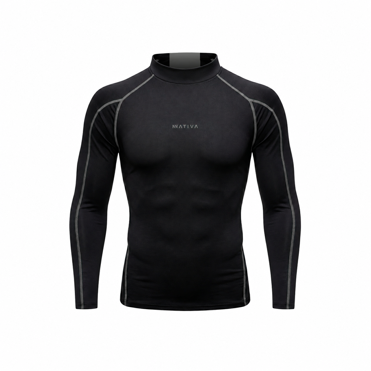 COMPRESS MANGA LARGA NEGRA CON GRIS LEGEND®