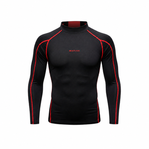 COMPRESS MANGA LARGA NEGRA CON ROJO® PREVENTA