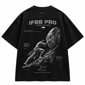 POLERA OVERSIZE SÍSIFO AU x NATIVA IFBB PRO