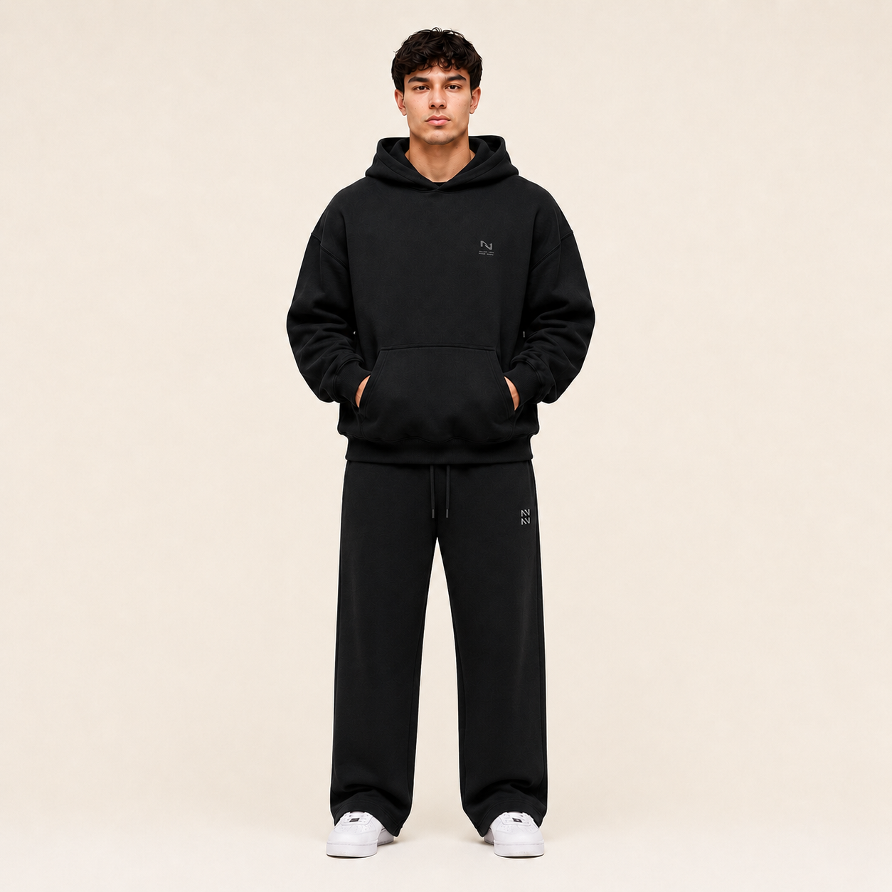 POLERON NEGRO LEGEND® 100% ALGODÓN
