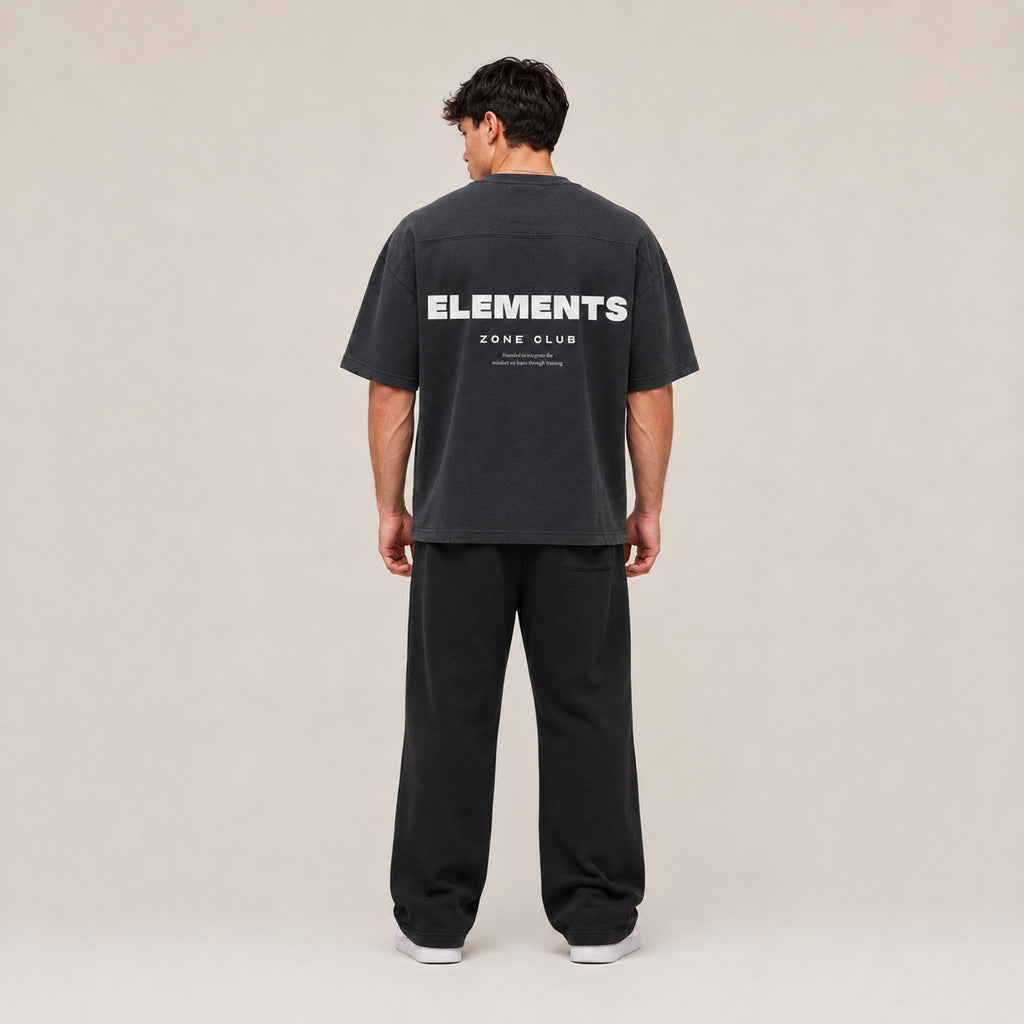 POLERA OVERSIZE MARINO ELEMENTS® 100% ALGODÓN