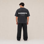 POLERA OVERSIZE MARINO ELEMENTS® 100% ALGODÓN