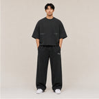 POLERA BOXYFIT NEGRA BASIC® 100% ALGODÓN