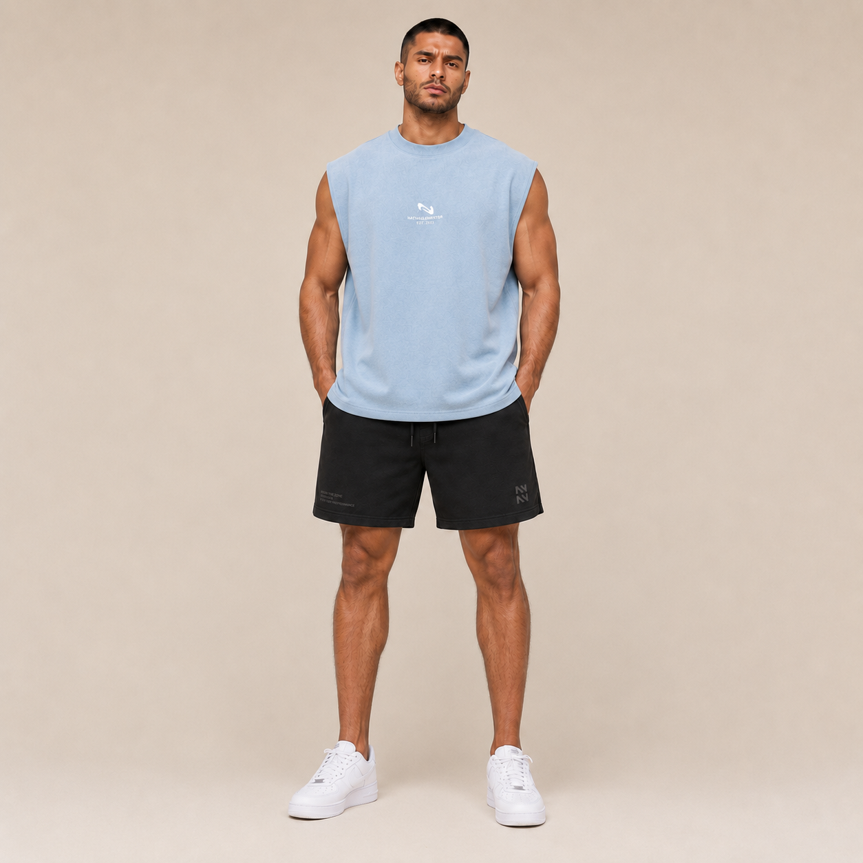 POLERA MUSCULOSA SIN MANGAS ICE TANK® 100% ALGODÓN