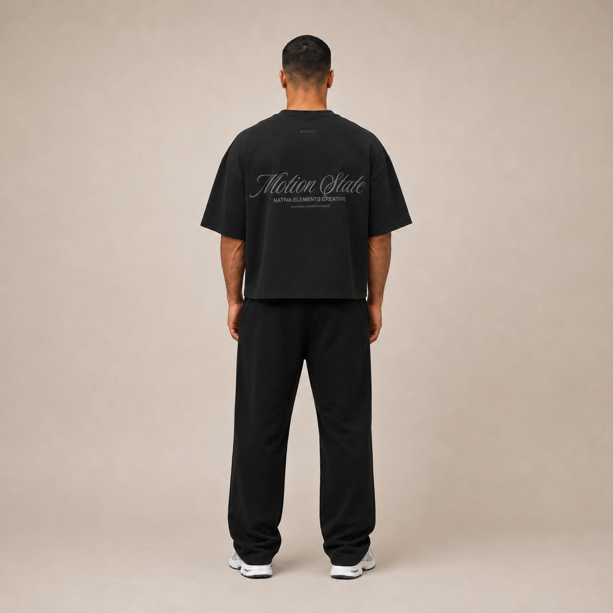 POLERA BOXYFIT MOTION® NEGRA