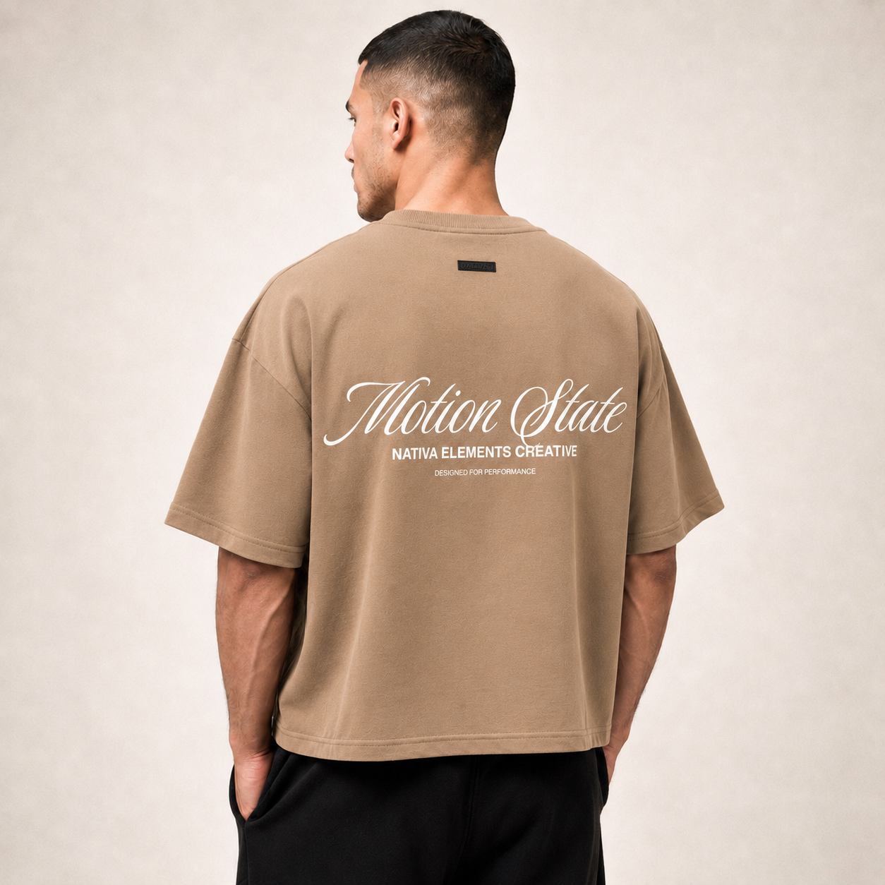 POLERA BOXYFIT MOKKA MOTIONSTATE® 100% ALGODÓN