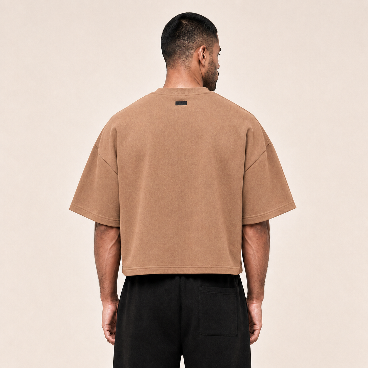POLERA BOXYFIT MOKKA BASIC® 100% ALGODÓN