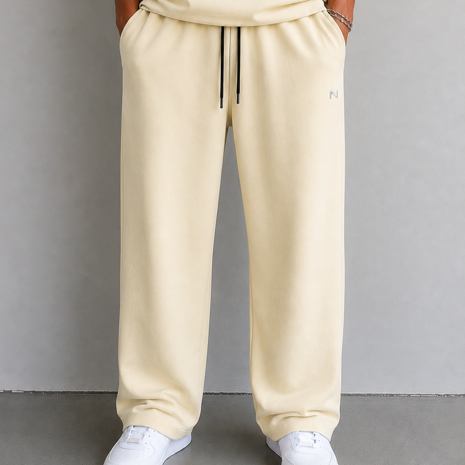 BUZO FIT RECTO CREMA