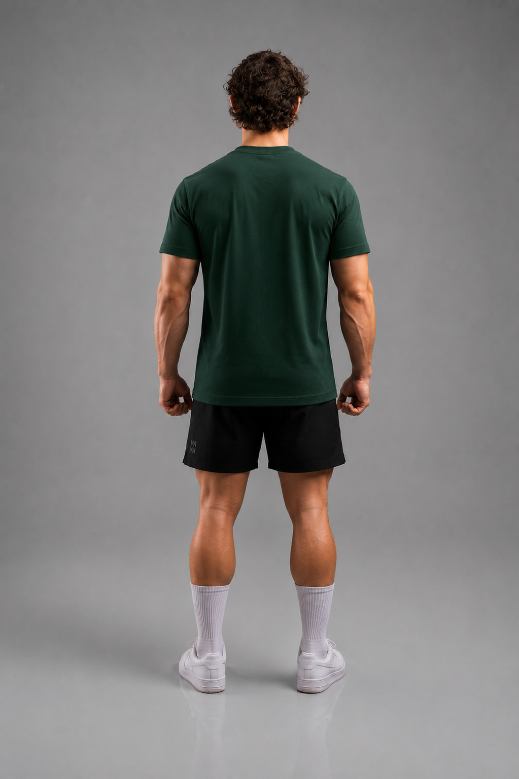 POLERA BASICA REGULAR FIT VERDE