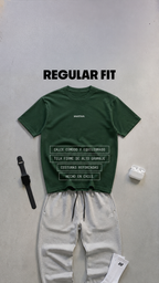 POLERA BASICA REGULAR FIT VERDE