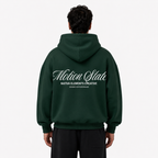 POLERON BOXYFIT CON CIERRE VERDE MOTIONSTATE® 100% ALGODÓN