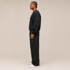 CREWNECK NEGRO BASIC® POLERÓN RELAXED FIT