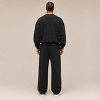 CREWNECK NEGRO BASIC® POLERÓN RELAXED FIT