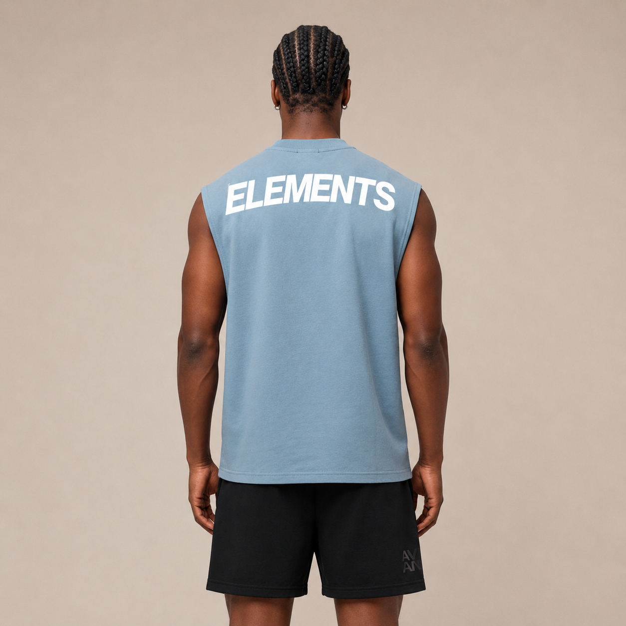 POLERA MUSCULOSA SIN MANGAS ICE TANK® 100% ALGODÓN
