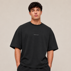 POLERA OVERSIZE NEGRA ATHLETIC® 100% ALGODÓN