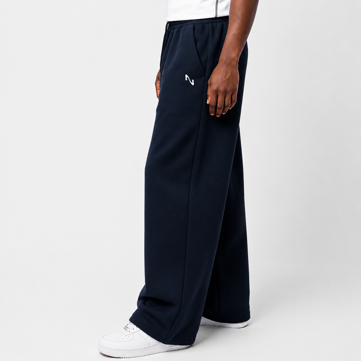 PANTALON BUZO BAGGY MARINO