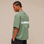 POLERA OVERSIZE CEMENTO ELEMENTS® 100% ALGODÓN