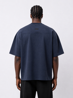 POLERA OVERSIZE MARINO BASIC® 100% ALGODÓN
