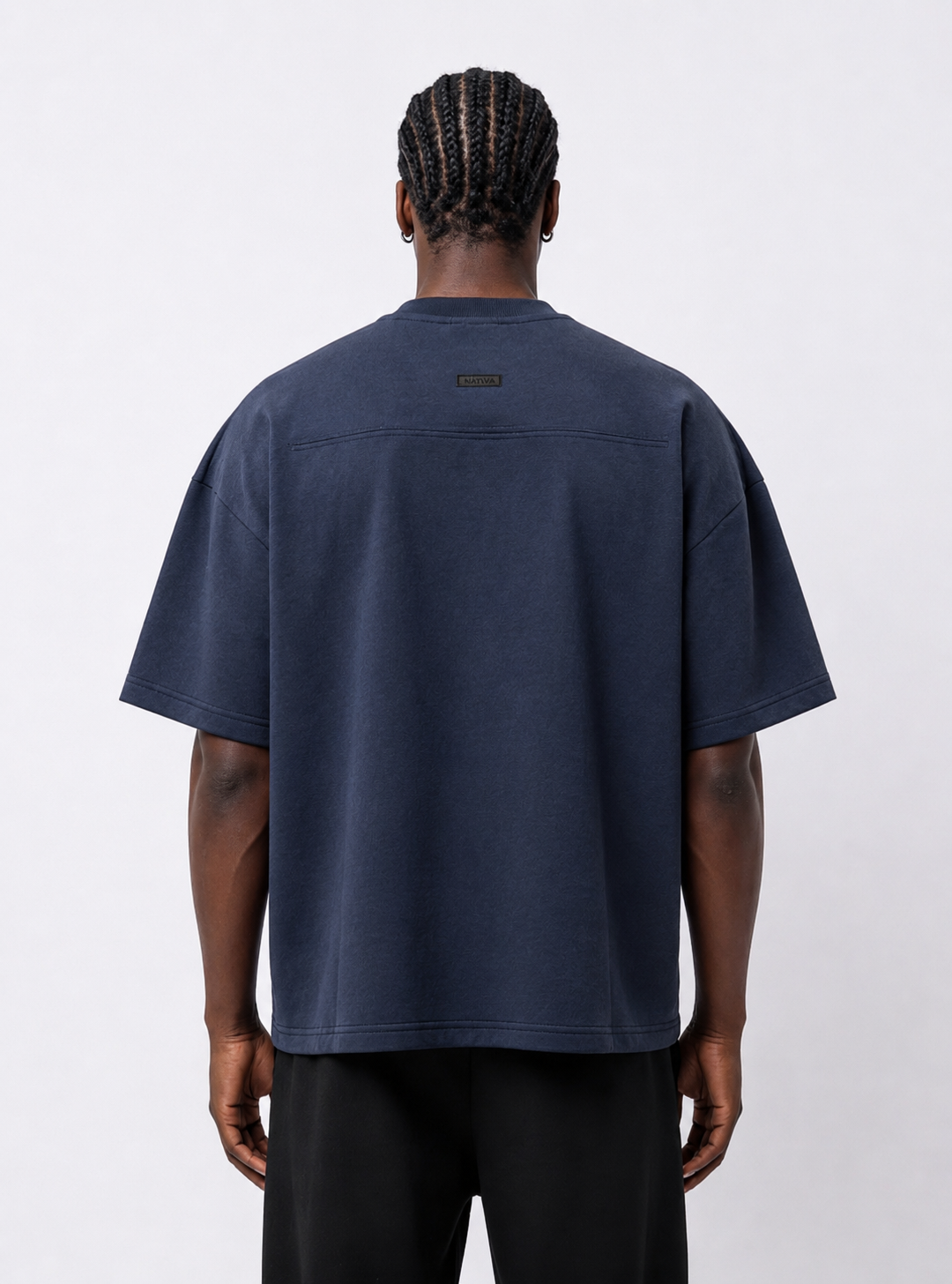 POLERA OVERSIZE MARINO BASIC® 100% ALGODÓN