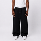 PANTALON BUZO BAGGY NEGRO