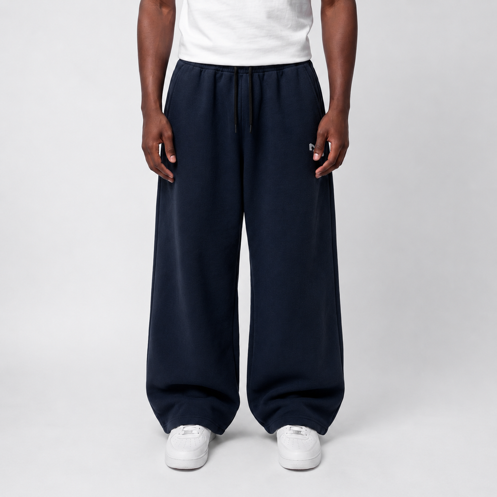 PANTALON BUZO BAGGY MARINO