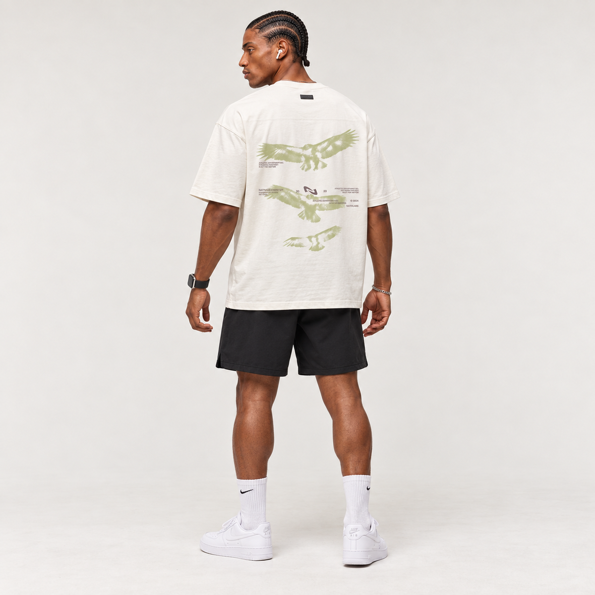 POLERA OVERSIZE HUESO CÓNDOR® 100% ALGODÓN