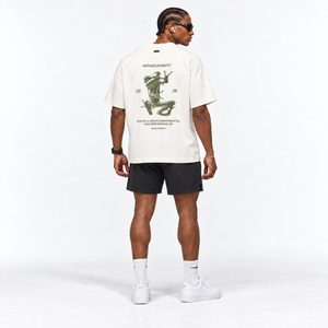 POLERA OVERSIZE HUESO RANA® 100% ALGODÓN