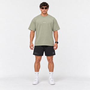 POLERA OVERSIZE BASIC OLIVA® 100% ALGODÓN