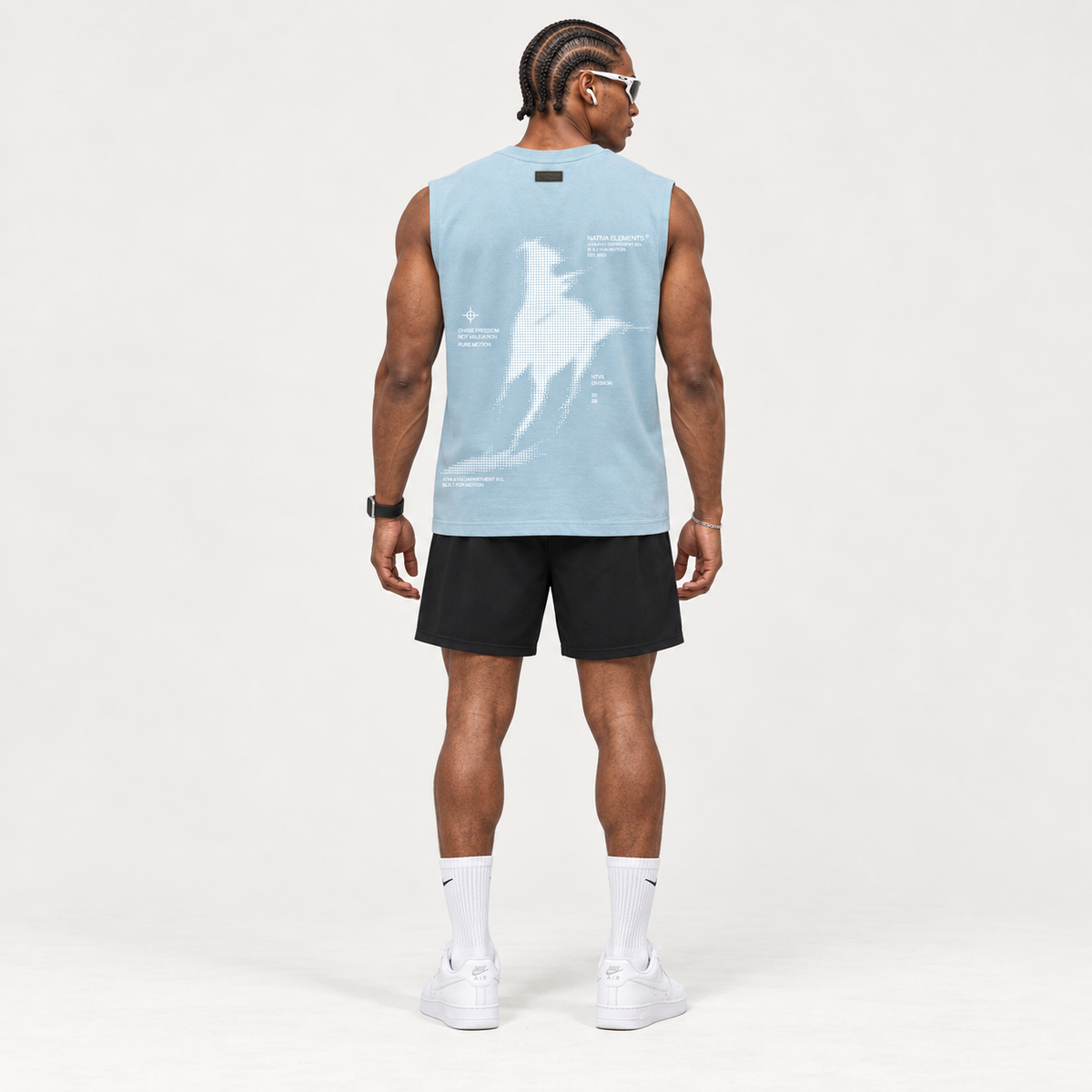 MUSCULOSA TANK OVERSIZE ICE HORSEPOWER® 100% ALGODÓN