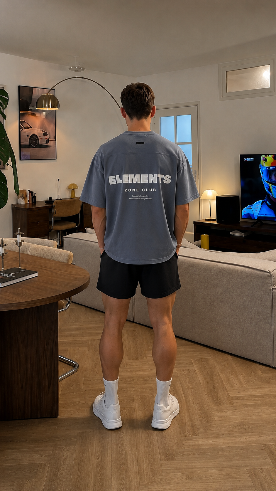 POLERA OVERSIZE ACERO ELEMENTS®