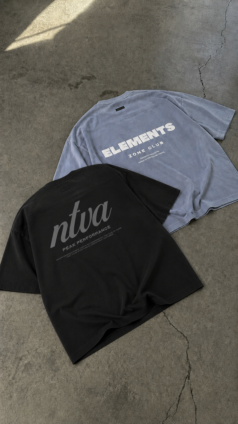 POLERA OVERSIZE ACERO ELEMENTS®