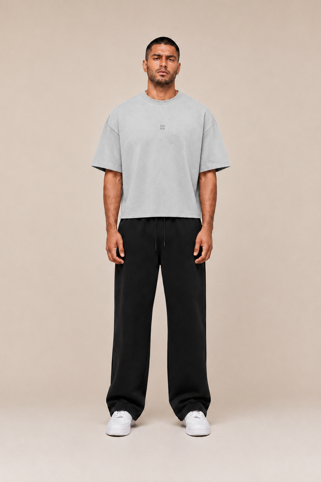 POLERA BOXYFIT MOTION® GRIS