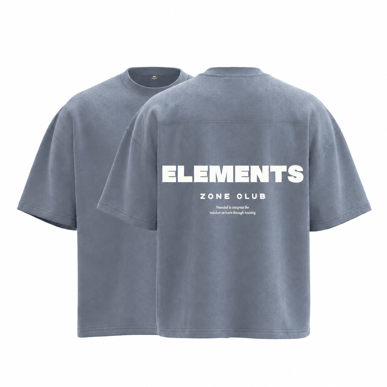 POLERA OVERSIZE ACERO ELEMENTS®