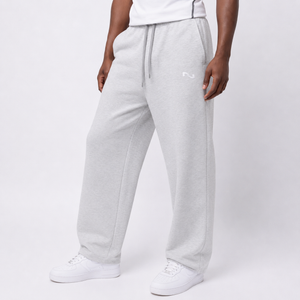 BUZO FIT RECTO GRIS 100% ALGODÓN