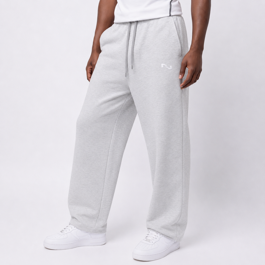 BUZO FIT RECTO GRIS 100% ALGODÓN