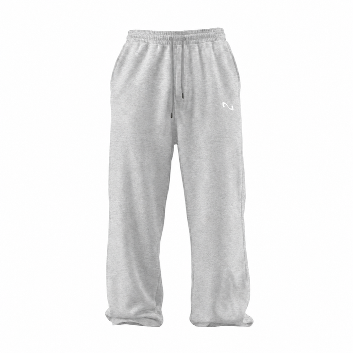 BUZO FIT RECTO GRIS 100% ALGODÓN