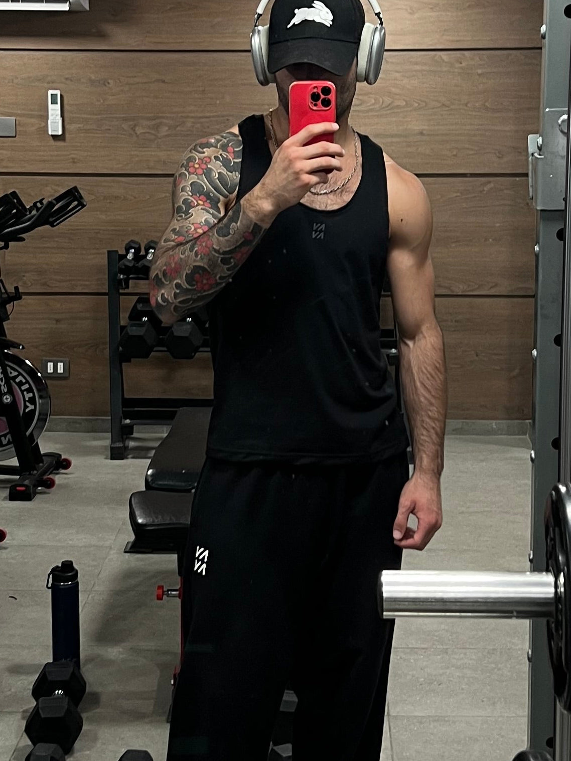 MUSCULOSA STRINGER NEGRA