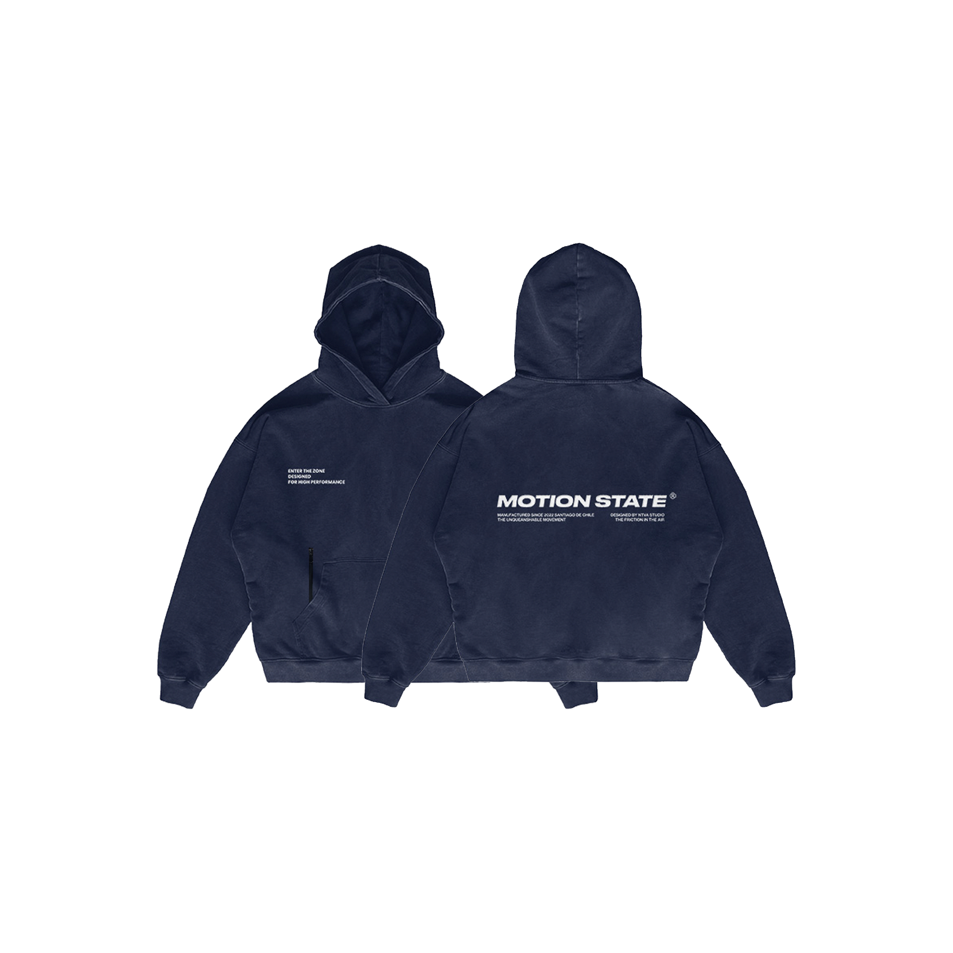 HOODIE MOTION™ BOXY FIT NAVY