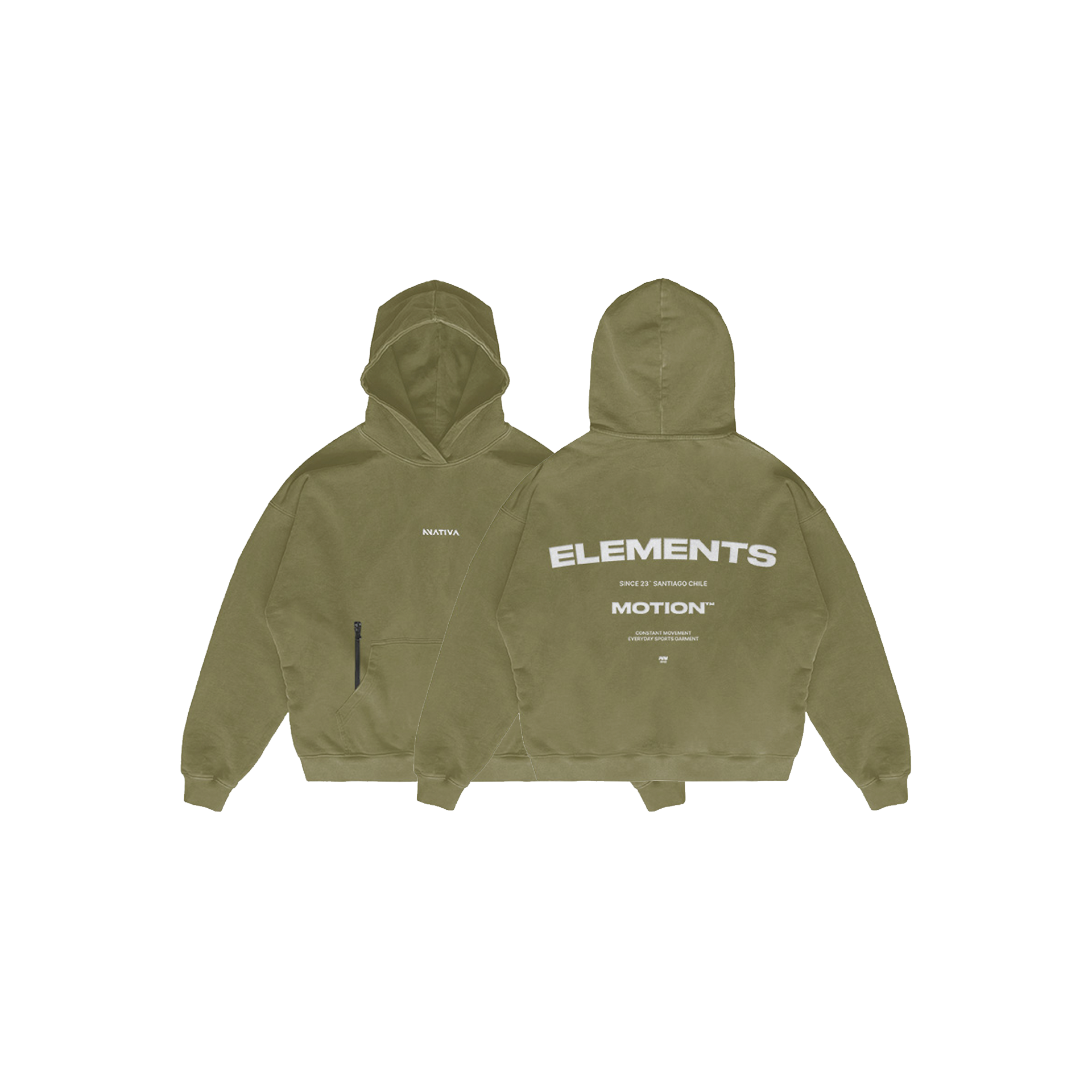 HOODIE ELEMENTS™ BOXY FIT MUSGO