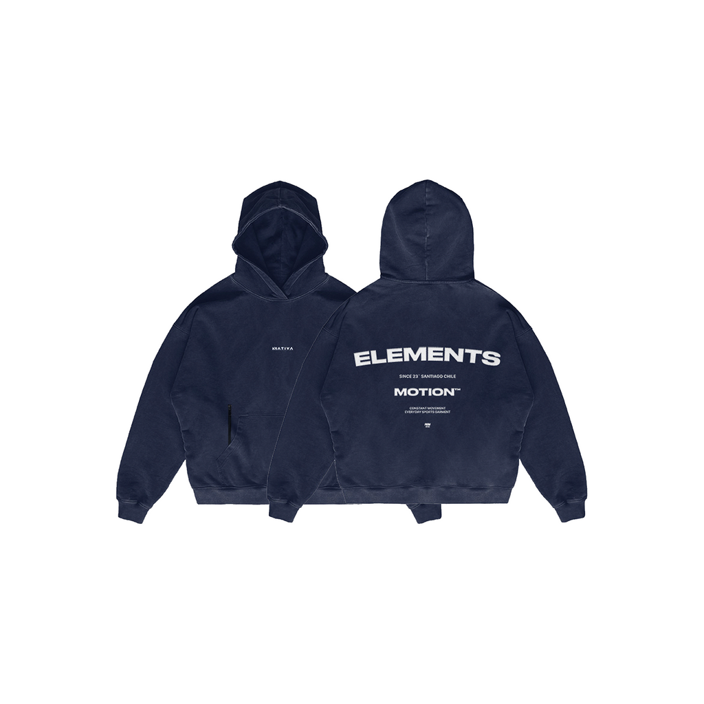 HOODIE ELEMENTS™ BOXY FIT NAVY