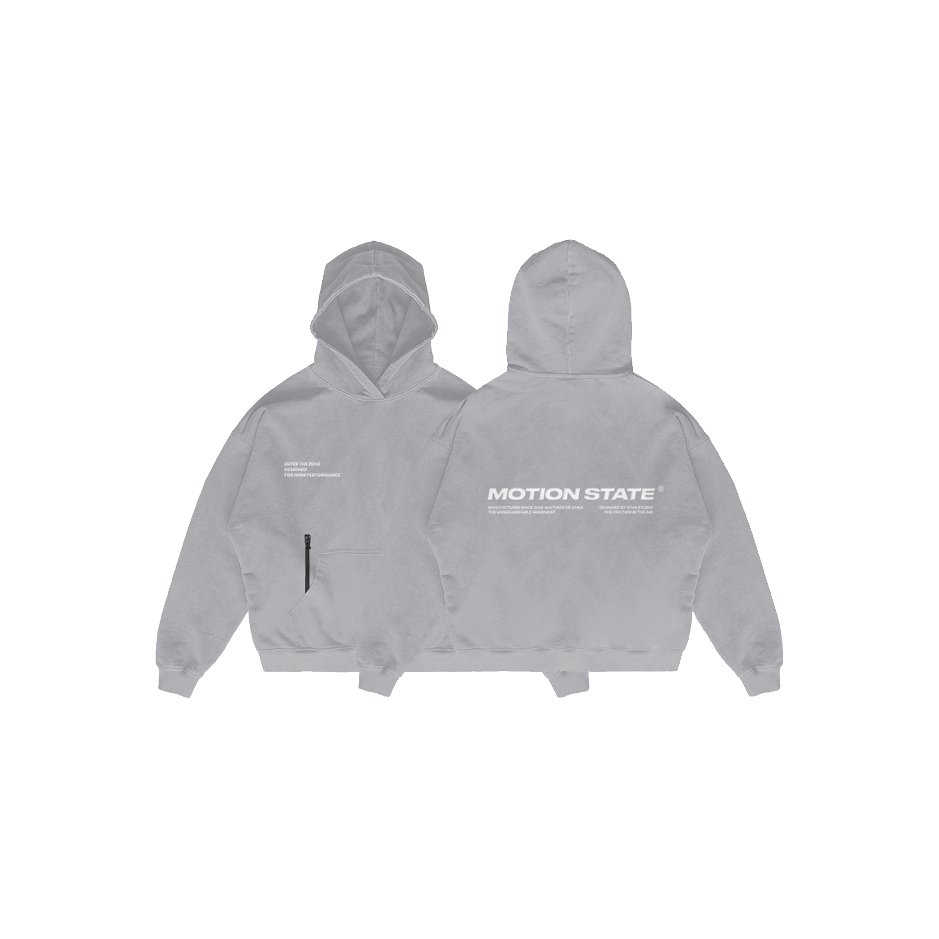 HOODIE MOTION™ BOXY FIT PERLA
