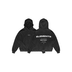 HOODIE ELEMENTS™ BOXY FIT NEGRO