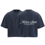 POLERA BOXYFIT MOTION® AZUL MARINO