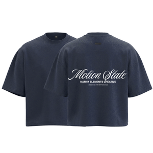 POLERA BOXYFIT MOTION® AZUL MARINO