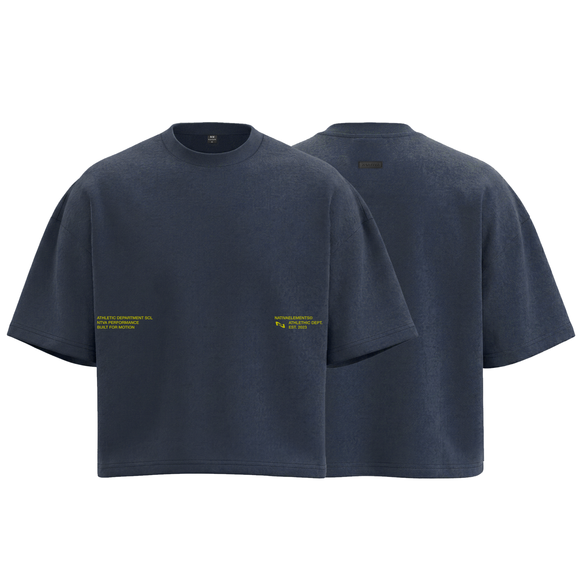 POLERA BOXYFIT MARINO BASIC® 100% ALGODÓN