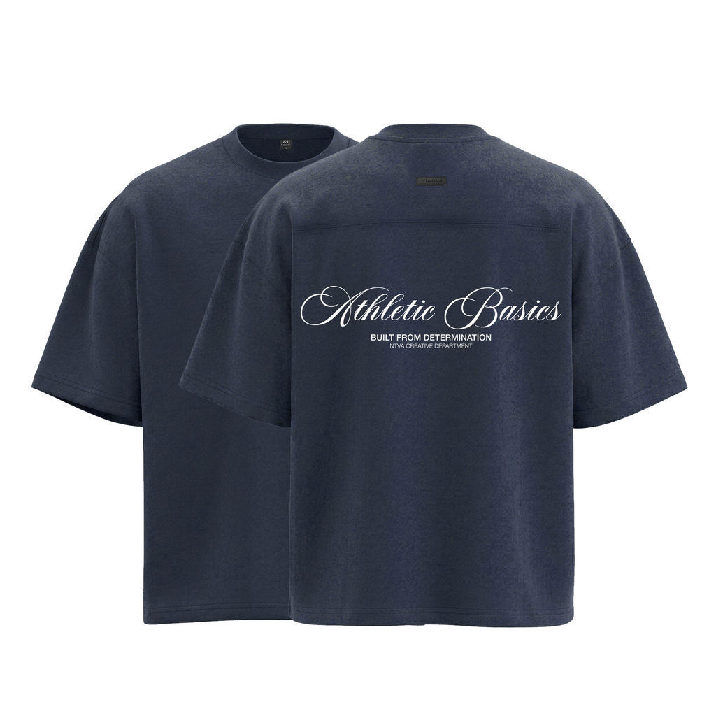 POLERA OVERSIZE MARINO ATHLETIC® 100% ALGODÓN