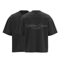 POLERA OVERSIZE NEGRA ATHLETIC® 100% ALGODÓN