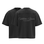 POLERA OVERSIZE NEGRA ATHLETIC® 100% ALGODÓN