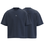 POLERA OVERSIZE MARINO BASIC® 100% ALGODÓN