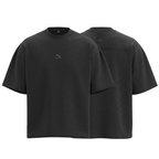 POLERA OVERSIZE NEGRA BASIC® 100% ALGODÓN